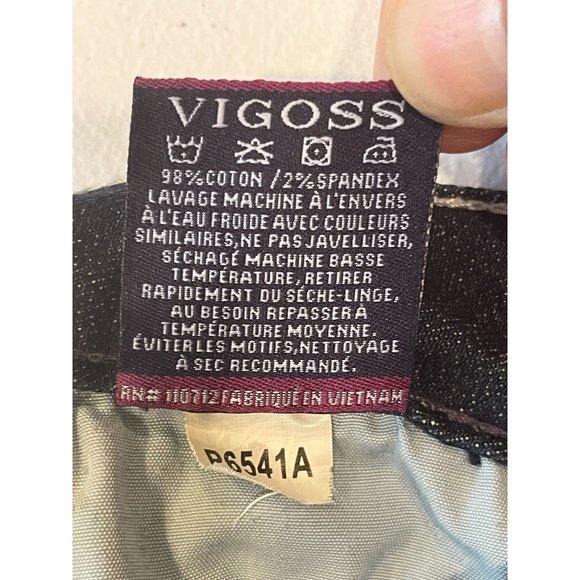 VIGOSS Womens Jeans The Chelsea Skinny Low Rise Flat Front Blue Size W24XL29 - Picture 11 of 11